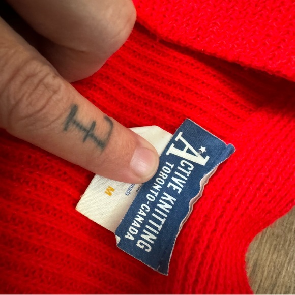 Vintage Made in Canada Letter Sweater - Picture 6 of 6